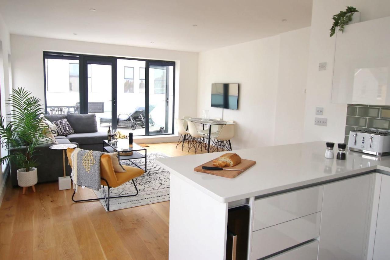 Modern Home For Small Groups By Stones Throw Apartments - Free Parking - Sea View Worthing Exterior foto